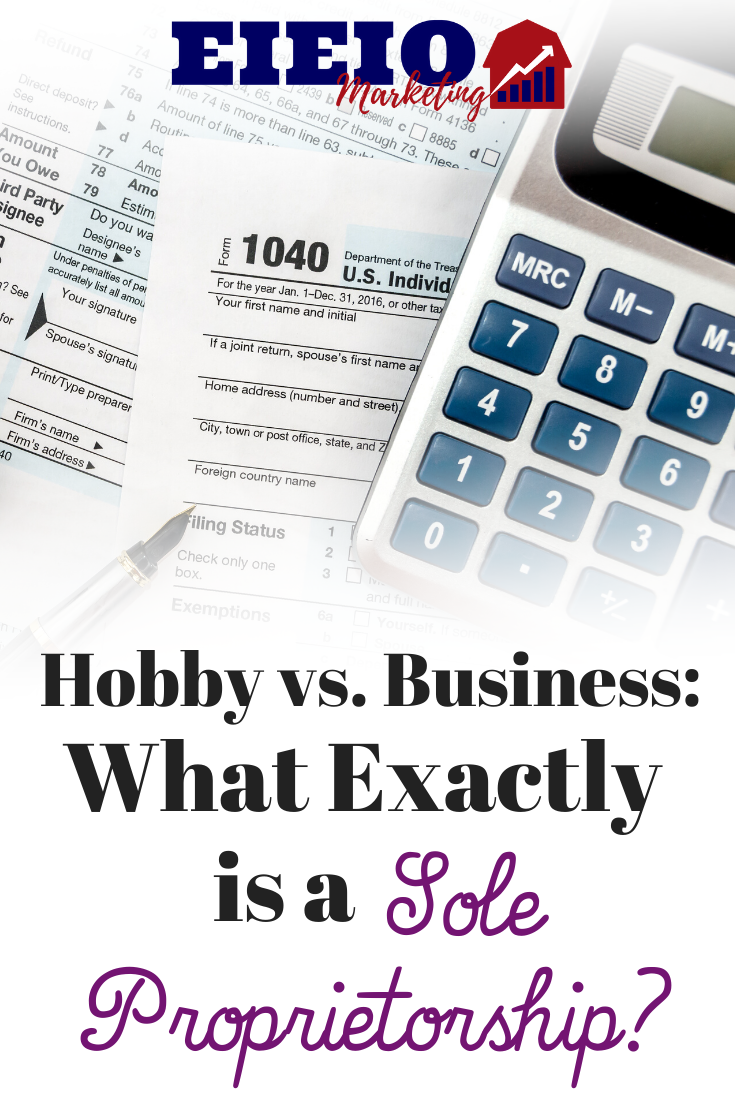 Hobby vs. Business: What Exactly is a Sole Proprietorship? ⋆ Meg Brunson