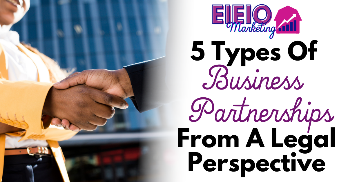 5 Types Of Business Partnerships From A Legal Perspective ⋆ Meg Brunson